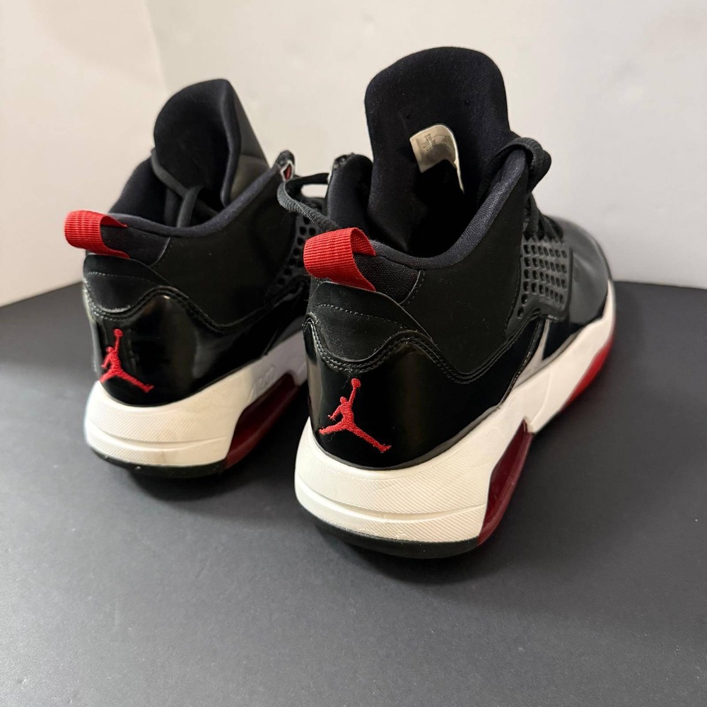 Jordan Max Aura 2 Mens Basketball Shoes Black Red Patent Leather Size 10 - Picture 15 of 16